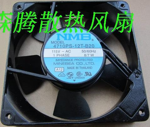 NMB 4710PS-12T-B20 4710PS-12T-B20-A00 115V 8/7W Cooling Fan NMB 4710PS-12T-B20 4710PS-12T-B20-A00 115V 8/7W Cooling Fan